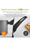 Cerasure 18cm Ceramic Non-Stick Saucepan with Glass Lid, PFAS Free, Dishwasher Safe, Grey - 7