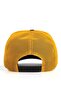 Number 7 Logo Navy Blue-Yellow Trucker Hat - 5