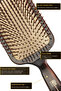 Hair Brush Topsuz Diş Uçları Detangling Paddle Brush Compatible with Source Hair 51038 - 3