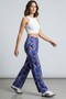 Comfortable Fit High Waist Wide-Leg Viscose Mix Women's Trousers - 3