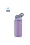 H2O Glass Flask with Leather Cover and Straw 500 ml - 3
