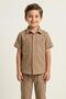 Boy's Short Sleeve Striped Shirt - 2