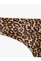Leopard Patterned Brazilian Panties - 8
