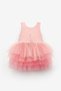 Girl's Ballerina Dress with Powder Tulle Skirt - Carmen - 3