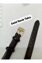 12 mm Compatible Watch Band - Brown Color Model - Flat Model, Gold Color Buckle, (Second Item in the Cart Is 100 Tl.) - 7