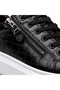 Black Men's Shoes with Zipper and Laces - Practical Wear Comfortable Smart Casual Daily Sneaker Kb 309 - 4