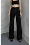 Vanes High Waist Black Jeans Black Loose Jeans Lycra Flexible Palazzo - 6