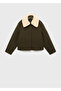 Wool Blend Detachable Collar Jacket - 3
