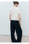 T-Shirt with Embroidered Volant - 4