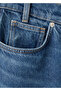 Mid-Rise Double-Breasted Waist Wide-Leg Jeans - 5