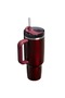 Quencher ®   H2.0 Fluted Tumbler Thermos Cup with Straw 1,18L Flask with Straw Bordo - 3