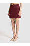 Burgundy Woven Skirt 50318251-Vr014 - 4