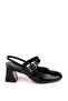 3004 Women's 6 cm Heeled Patent Leather Shoes - 2