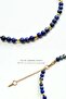 Lapis Lazuli Natural Stone Necklace |   Wisdom and Communication |   Pure Collection | - 3