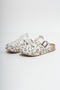 8149 Hospital Themed White Belted Comfort Slippers - 7