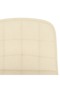 Scaune de bar, 2 buc., crem, material textil - 8