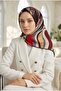 100% Twill نمط أوراق العرقية اللون الأحمر 90x90 زراعة الشكل: وشاح مخيط يدويًا - 3