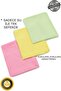 (3 Pieces) Glass Cloth Microfiber General Cleaning Cloth Multi Color 42 X 68 Cm