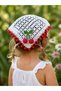 Knitted Bandana Children's Hair Band Cherry Crochet Summer Bandana - 7