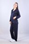 3306 Milan Soft Shirt Collar Long Sleeve Long Bottom Pajama Set - 3
