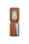 Magsafe Compatible Magnetic Leather Wallet Card Holder Foldable Cardsafe Wallet with Stand Feature Brown - 7