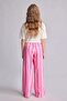 Wide Leg Striped Trousers Girls H5885A826Sm - 6