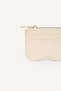 Women's Faux Leather Beige Card Holder I1262Axns - 3