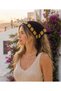 Women's Knitted Bandana Hair Bandana Waist Bandana Granny Square Bandana - 3