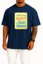 Oversized Always Look on the Bright Side of Life Metal Monty Chest Design Unisex T-Shirt