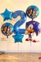 Fox Sonic Concept 2 Year Old Balloon Set Sonic Birthday Balloon Set