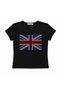 Women's England Stone Printed Baby Tee Crop Tshirt - 2