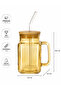 Glass straw cup - 3