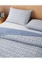 Fragile Ivy Easy-Iron Double Duvet Cover Set 200X220 cm Navy Blue - 3
