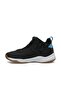TRACTION PU 3PR Black Unisex Basketball Shoes - 3