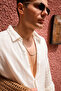 Livaro White 100% Cotton Men's Shirt