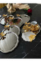 Stainless 6-Piece Butterfly Accessories Oval Service Promise Coffee Promise Engagement Ring Chocolate Table