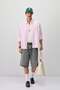 Long Sleeve Boxy Fit Shirt Pink - 8
