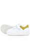 Bob Genuine Leather White Nubuck Yellow Baby Sneaker Shoes - 8