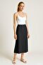 Black Full Length Lining Long Skirt Lining - 2