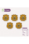 5Pcs Cute Lion Handle - Baby Kids Teen Room Handles Cabinet Drawer Handle Furniture Handle