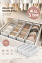 1 Piece Drawer and Closet Organizer, Shelf Organizer, Foldable Sock and Laundry Organizer Box 10 X 10 X 39 cm