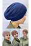4 Pcs Hijab Elastic Non-Slip Seamless Snap-On Sea Hat Practical Hat