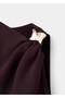 Asymmetrical Blouse with Metallic Details - 7