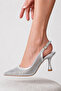 Diamour Women's Crystal Stone Pointed Toe Stiletto 8cm