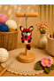 Amigurumi Knitted Keychain - Handmade Bag Accessory and Gift Figure Ni̇ck