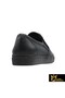 Women's Black Genuine Leather Shoes 505080607-1 - 5