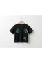 Girl's basic t-shirt with lace embroidery