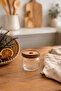 Glass Storage Container with Wooden Lid 300 ml