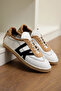 Genuine Leather Chester White Lace-Up Sports Espadrilles