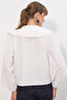 Women's Baby Collar Shirt 20314 - White - 6